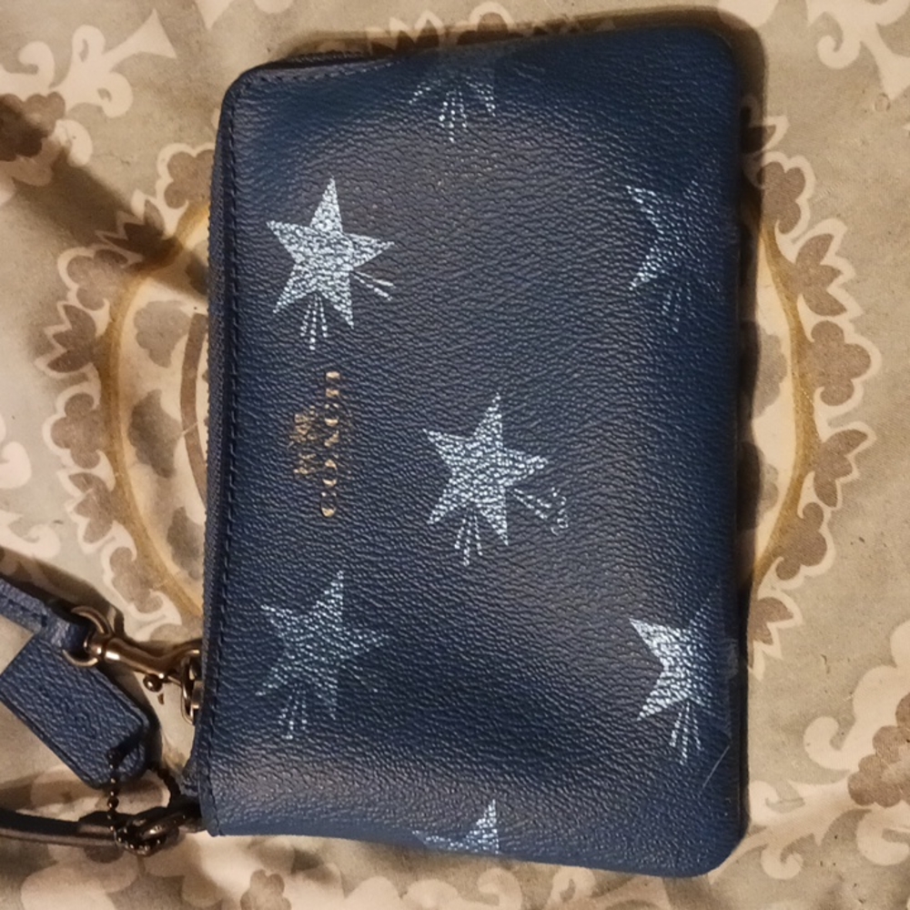 Coach Star-Embellished Wristlet